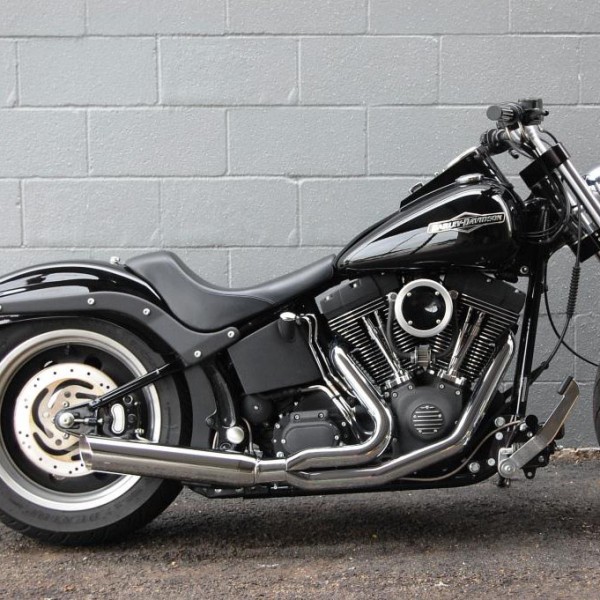 Best 2 into 1 deals exhaust for harley softail